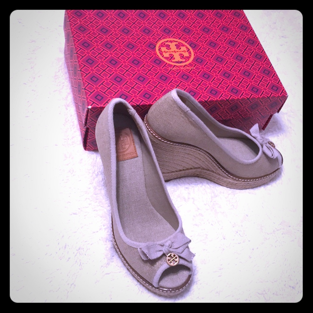 Tory Burch Jackie espadrille wedges